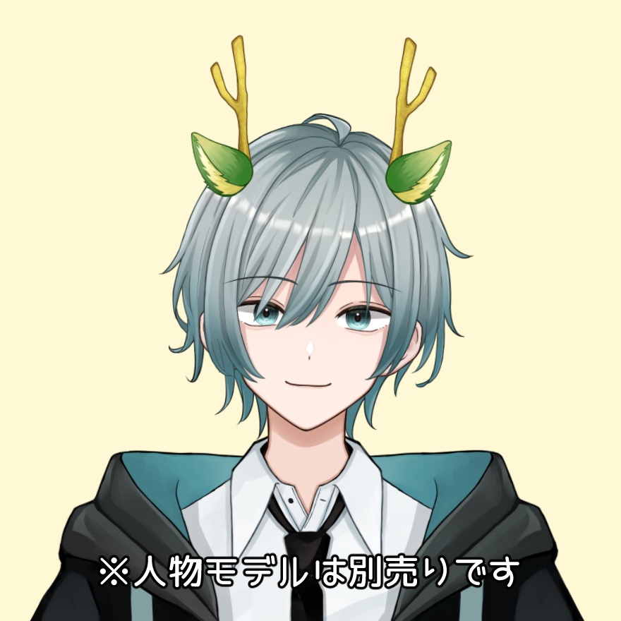 【お正月素材】龍の耳と角【Live2Dアイテム】