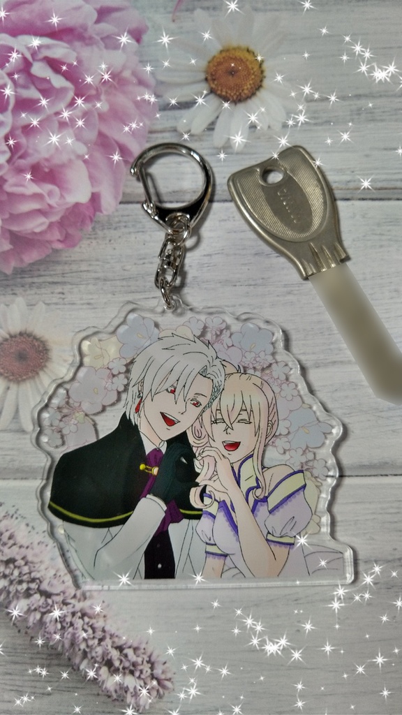 キーホルダー シルヴィオ&セシリヤ