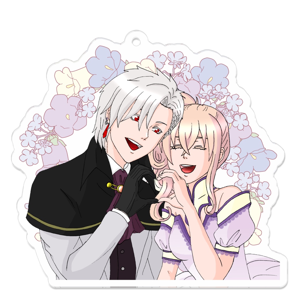 キーホルダー シルヴィオ&セシリヤ