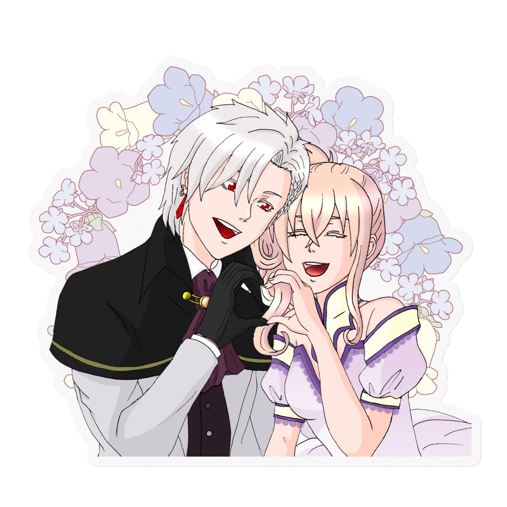 ステッカー シルヴィオ&セシリヤ