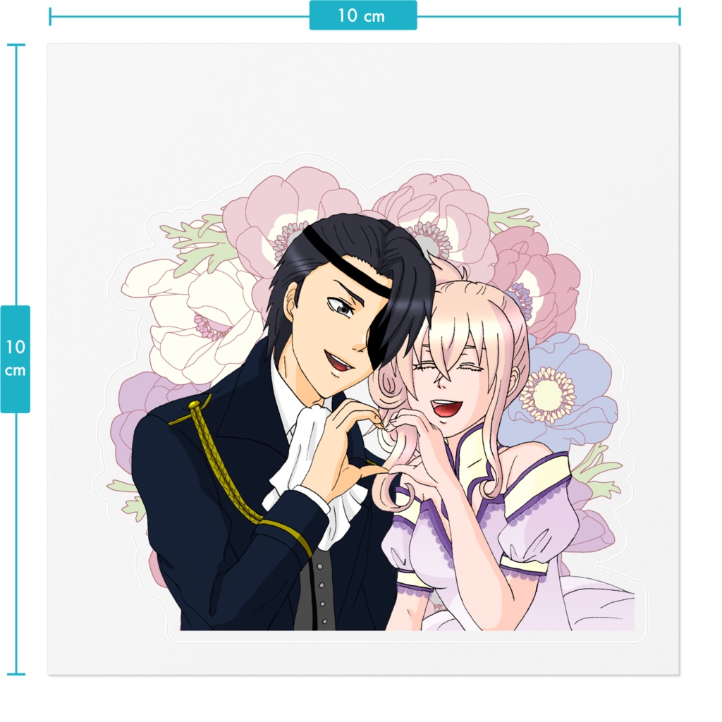 ステッカー ディーノ&セシリヤ