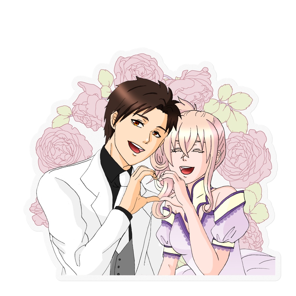 ステッカー 伏谷葵(フシャオイ)&セシリヤ