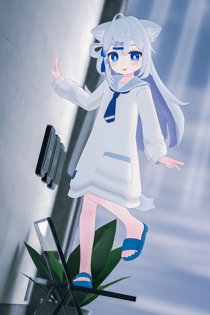 【ねぼすけ-NEBOSUKE-】オリジナル3Dモデル