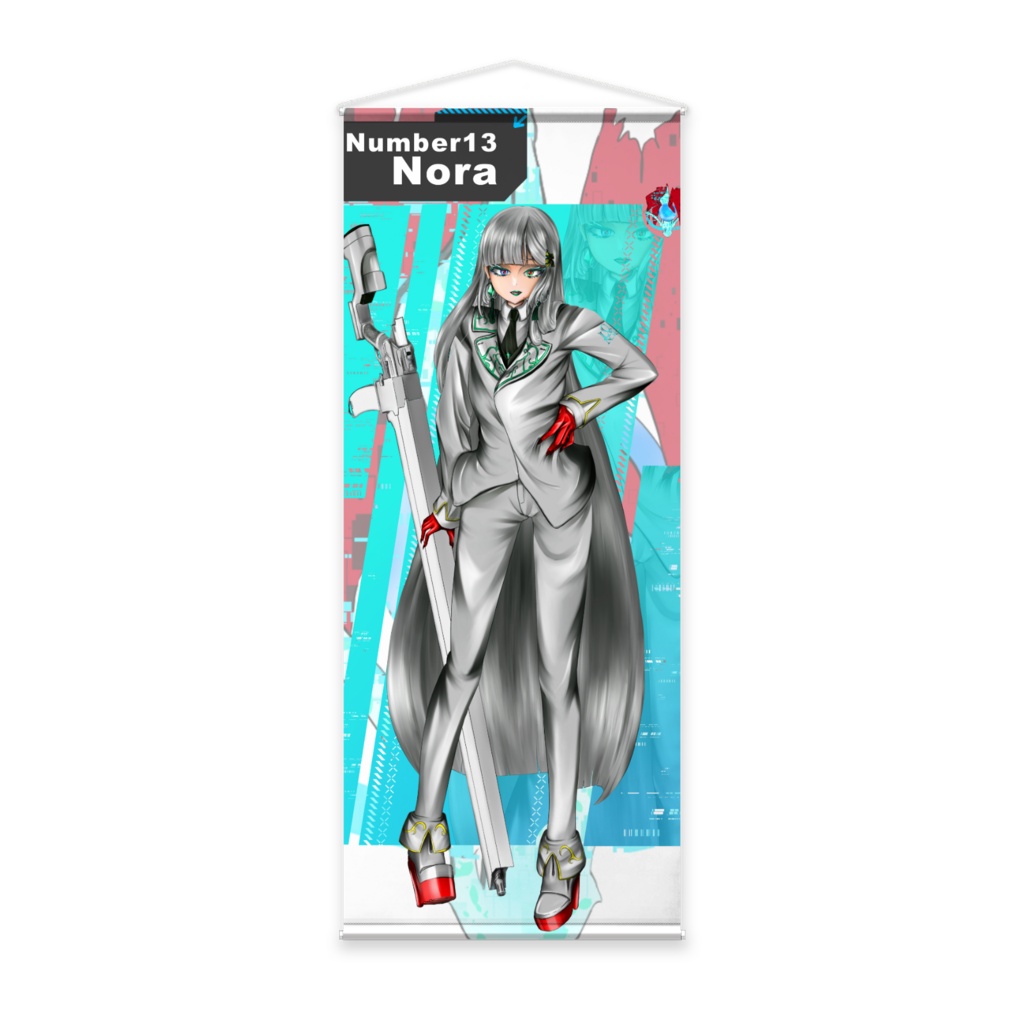 Number13:nora等身大タペストリー