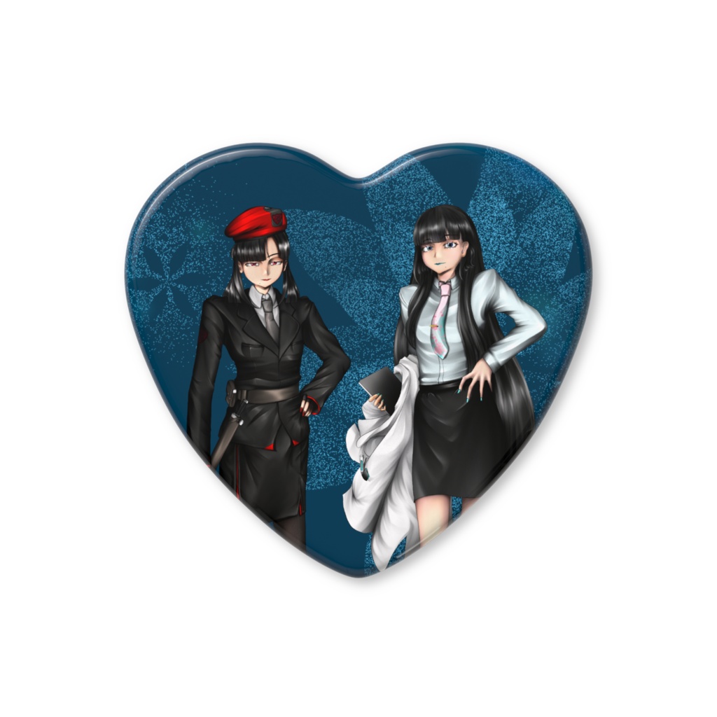 桜田姉妹　輪華＆輪恵　♡缶バッジ