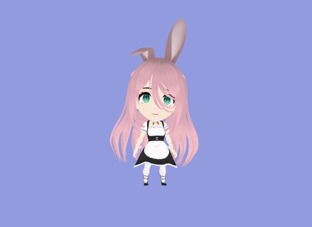 [Vroid model] Bunny Girl Yuna - Chibi
