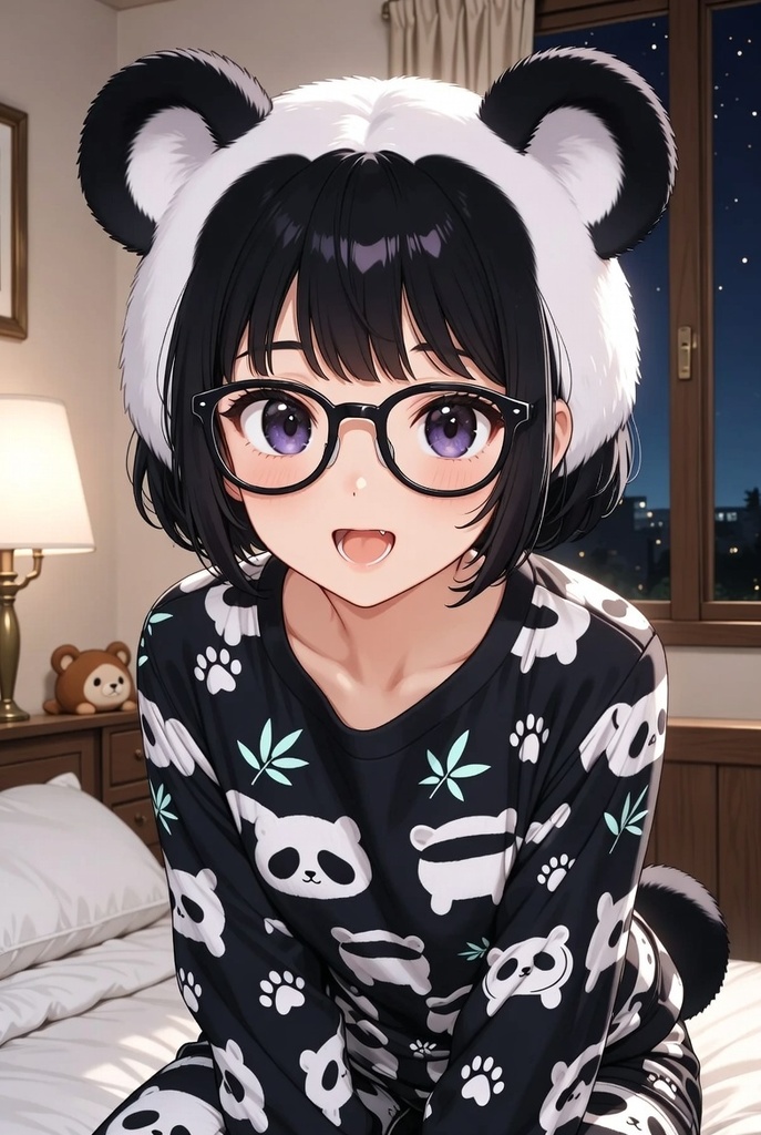 眼鏡っこ動物耳コレクション30点セット【背景透明PNG・加工自由・商標利用OK】