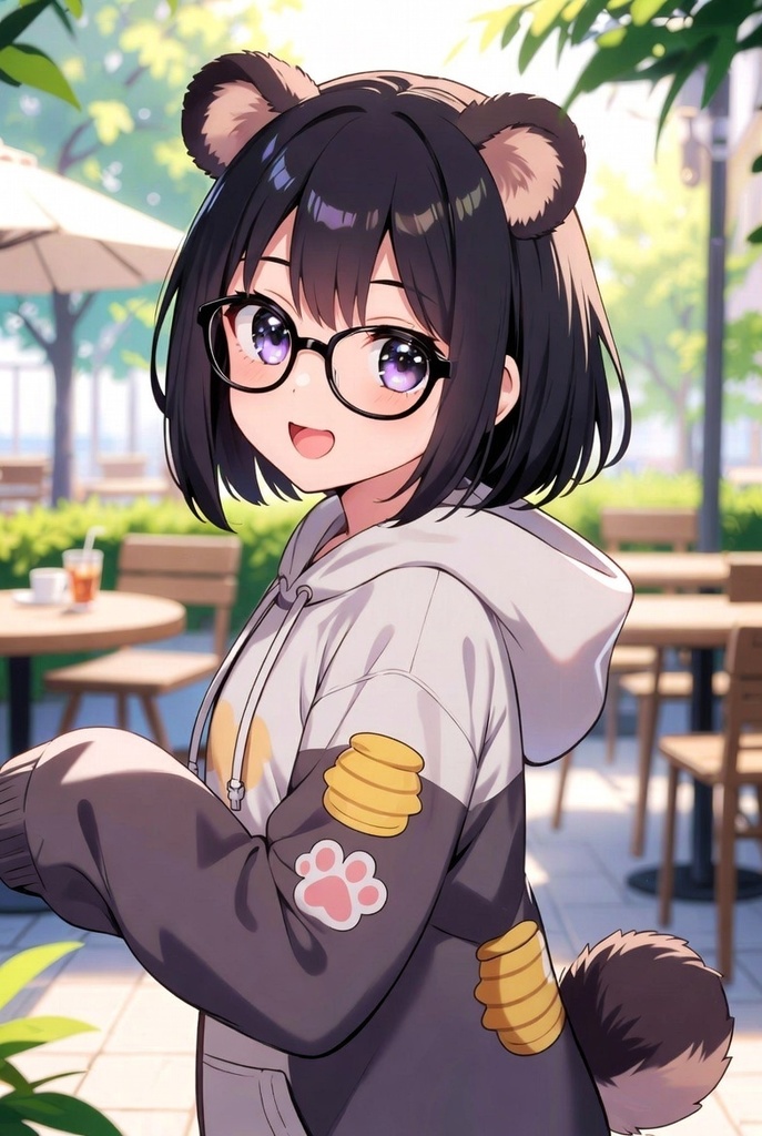 眼鏡っこ動物耳コレクション30点セット【背景透明PNG・加工自由・商標利用OK】