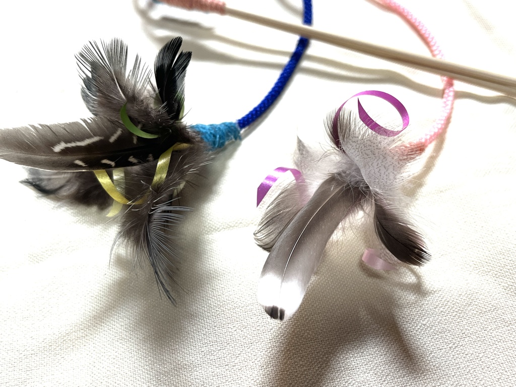 猫の日限定！おためし猫じゃらしカモキジ2本セット