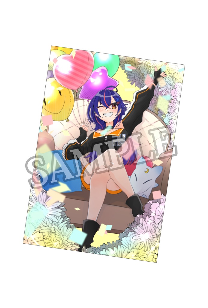 卍ちゃん。ポストカード【2022birthday記念】ver.3