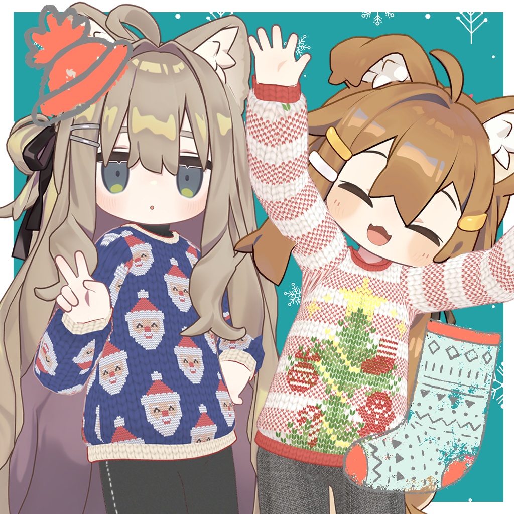 はっぴーほりでー!クリスマスセーター【14アバター対応】FullPack