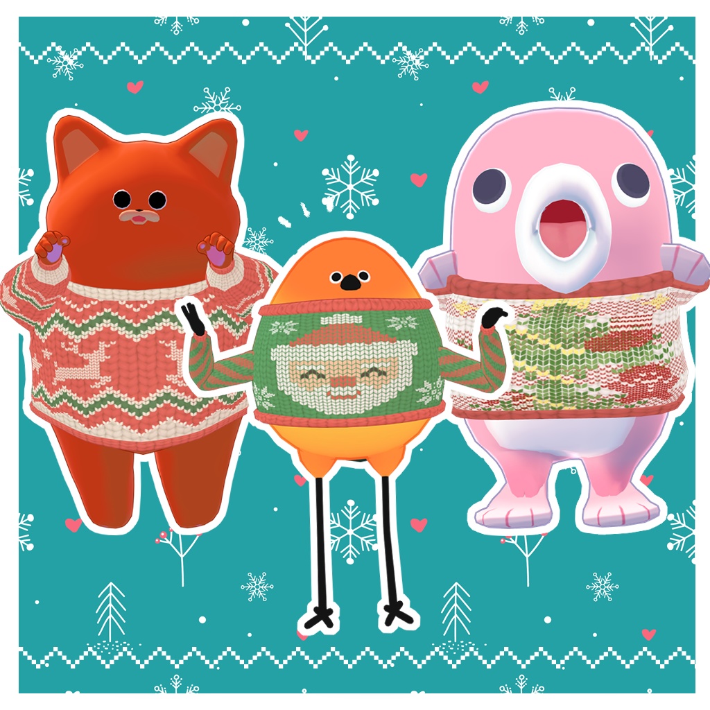 はっぴーほりでー!クリスマスセーター【14アバター対応】FullPack