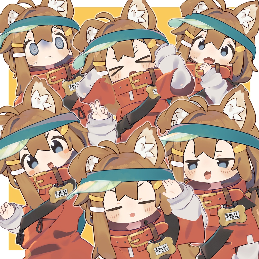 【動く!!】まめひなたのへんなかお【まめひなた専用表情集】