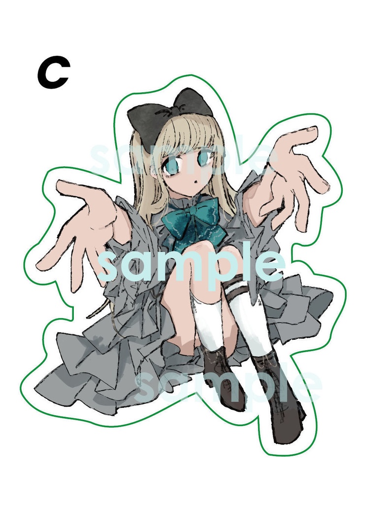 透明ステッカー