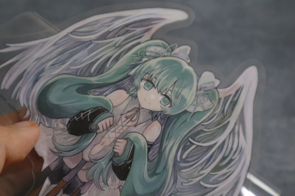 初音ミクBIGクリアステッカー