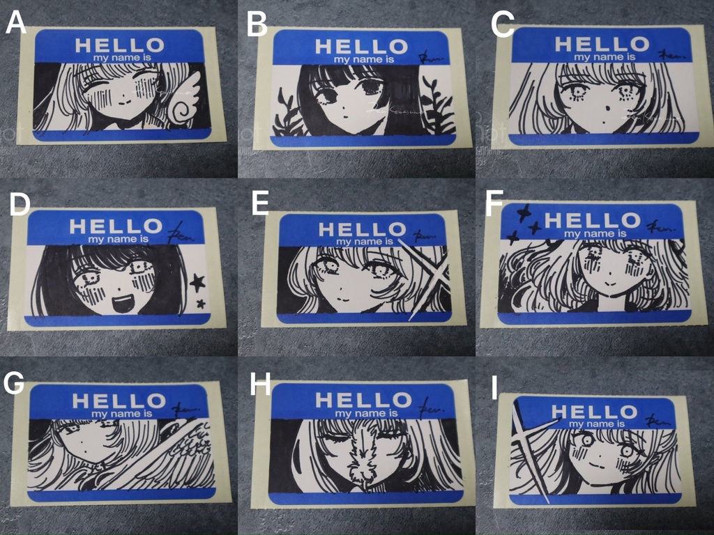 ドローイングステッカー