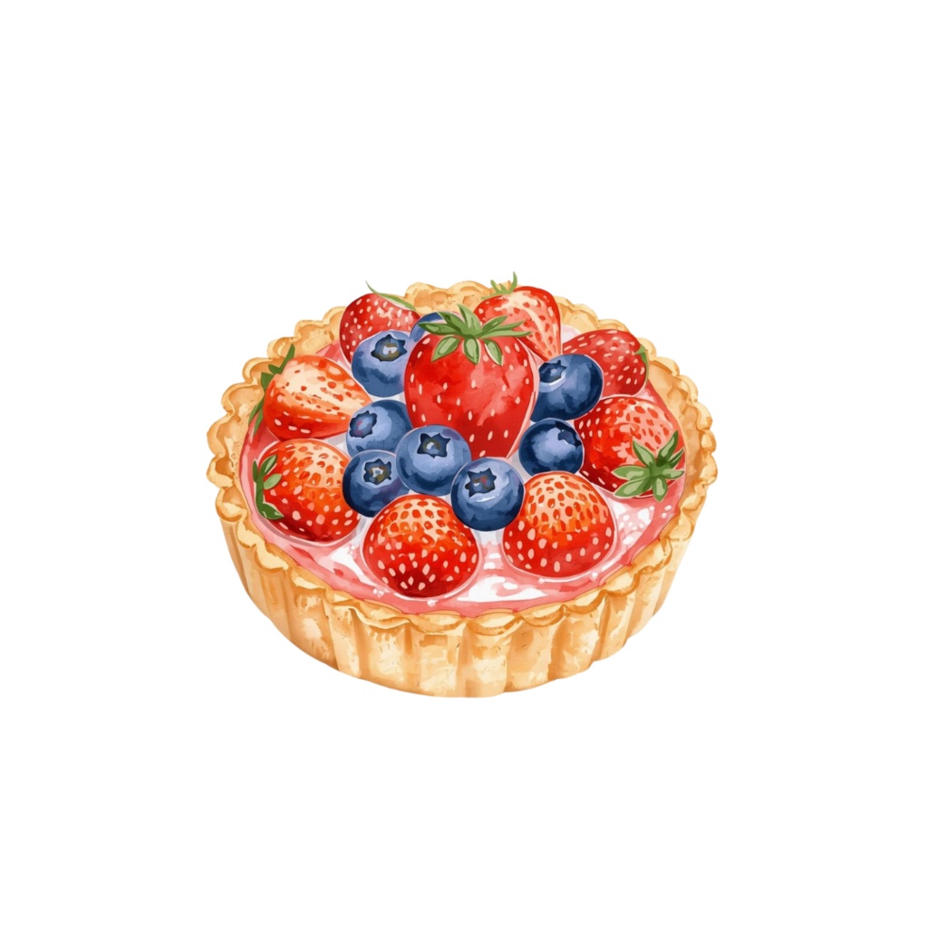 商用利用OK|①水彩アンティーク風カフェクリップアート(スイーツ・文房具・ノート・PC)PNG12点セット