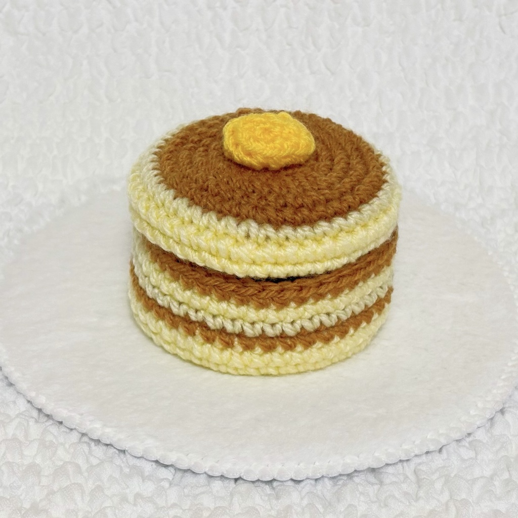 フタがベレー帽になる2WAYホットケーキ小物入れ