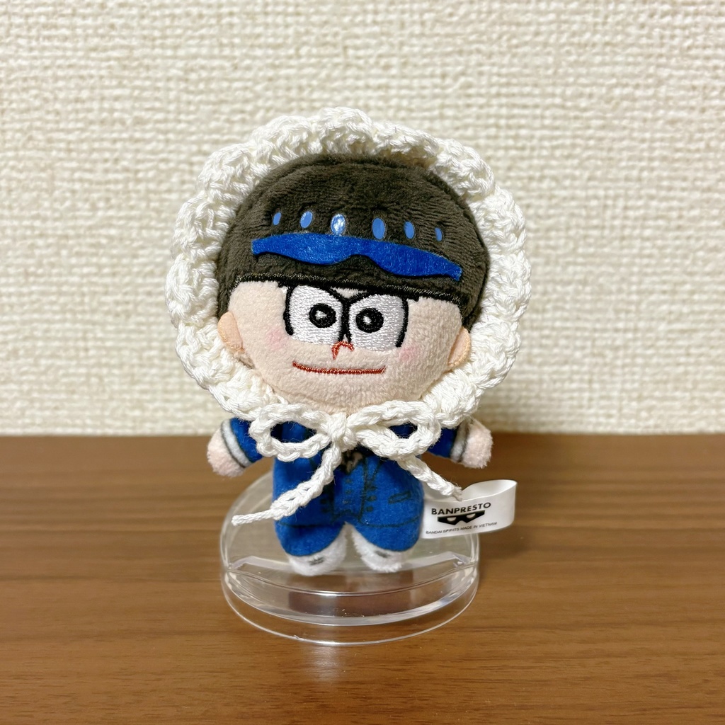 ほわぬい 帽子 ボンネット 着ぐるみ ぬい服 8cm 忍たま乱太郎 おそ松さん