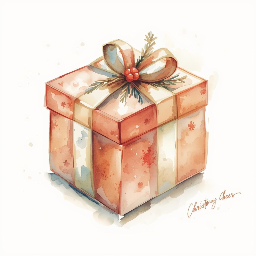 水彩クリスマス クリップアートセット(12種類)