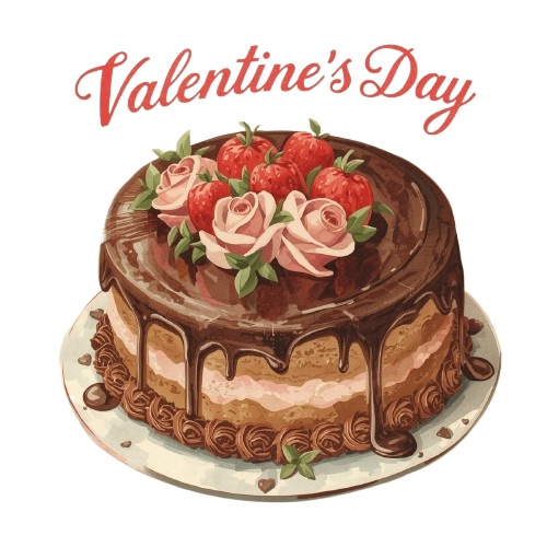 水彩バレンタインクリップアートセット(12種類)