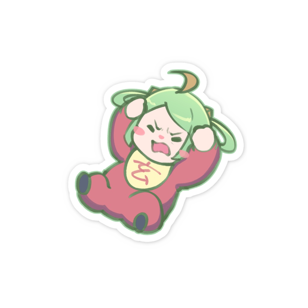 オギャーッステッカー不服ver.