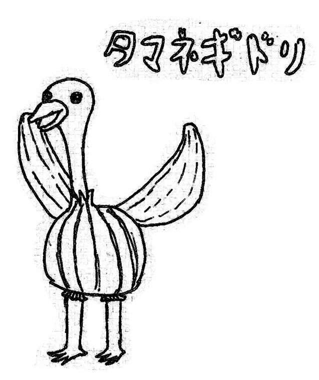 タマネギドリ(玉ねぎのトリ)トートバッグ