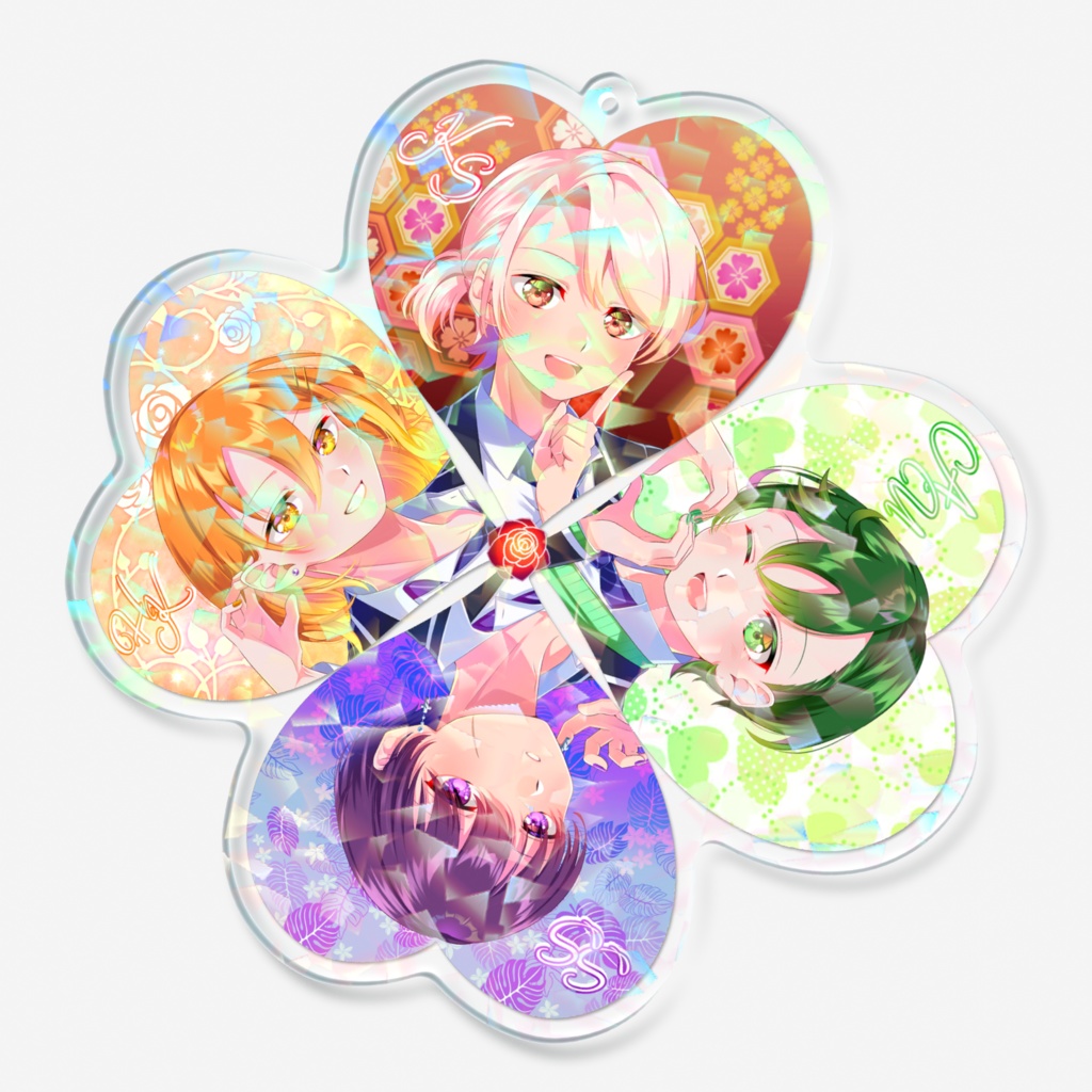 ShaRk クローバーキーホルダー