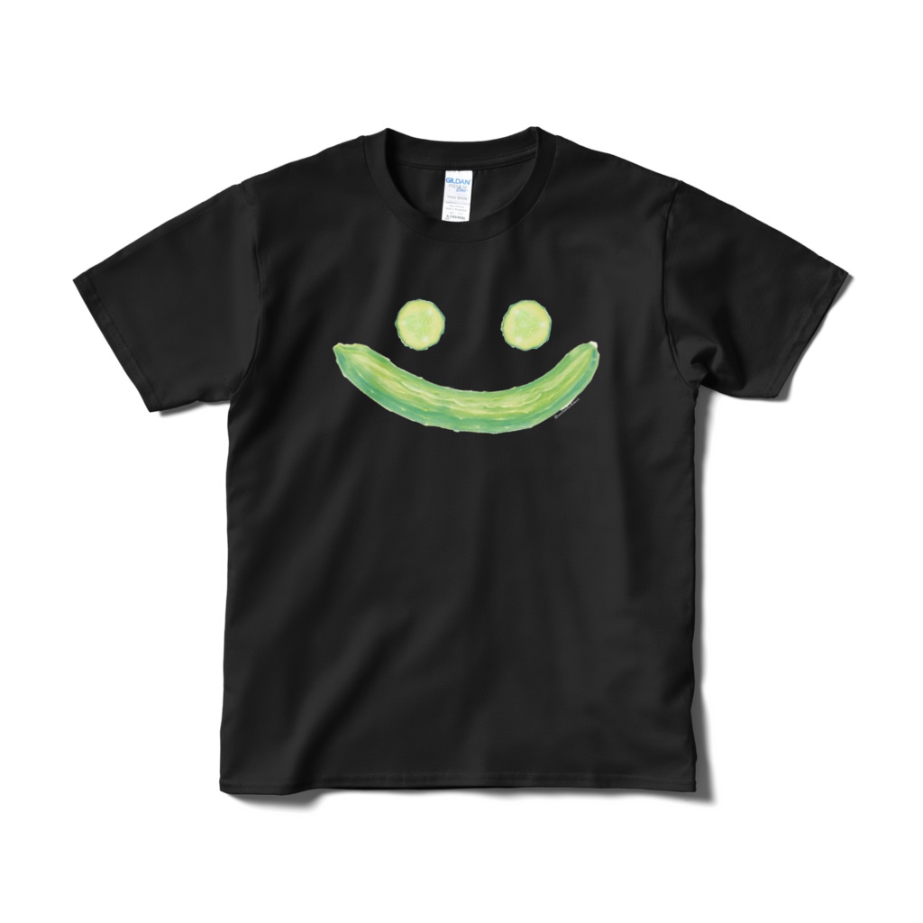 Cucumber Smile｟Tシャツ｠Black