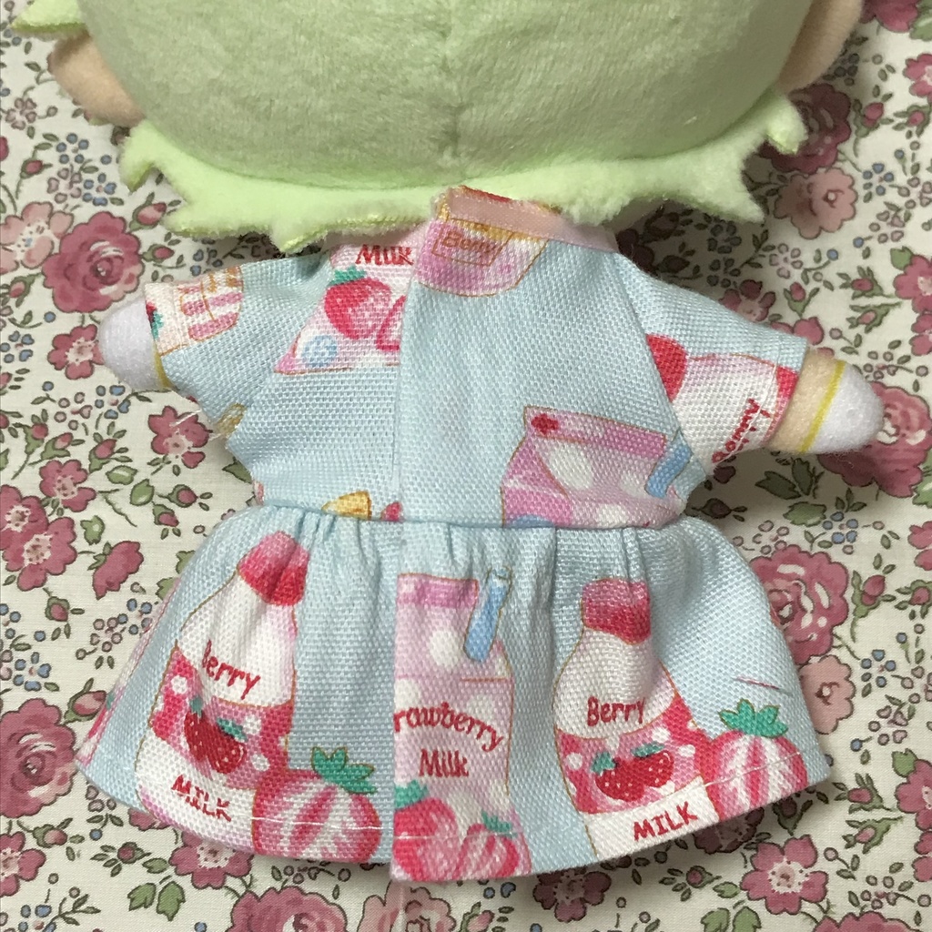 ぬい服 ふわふわサロペット ヘッドドレス‎૮ ・ﻌ・ა