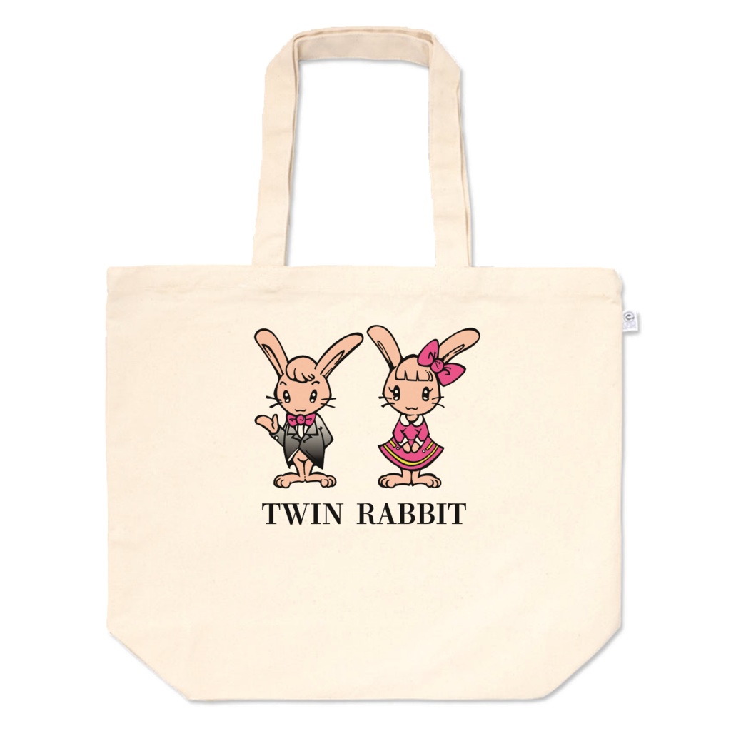  TWIN RABBIT トートバッグ