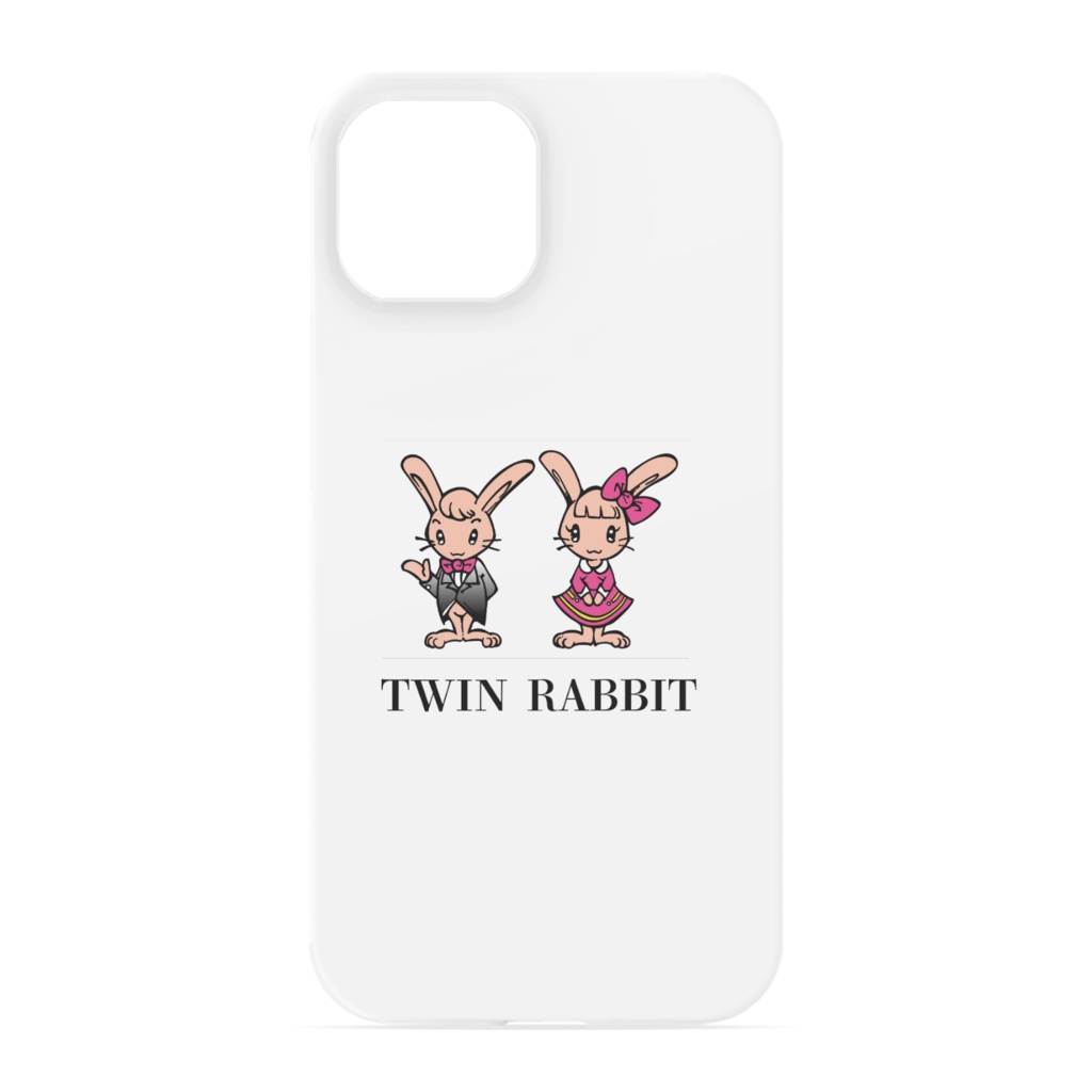 TWIN RABBIT iPhone 13 ケース