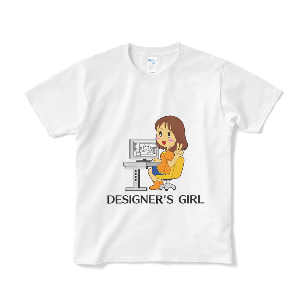 DESIGNER'S GIRL Tシャツ WHITE