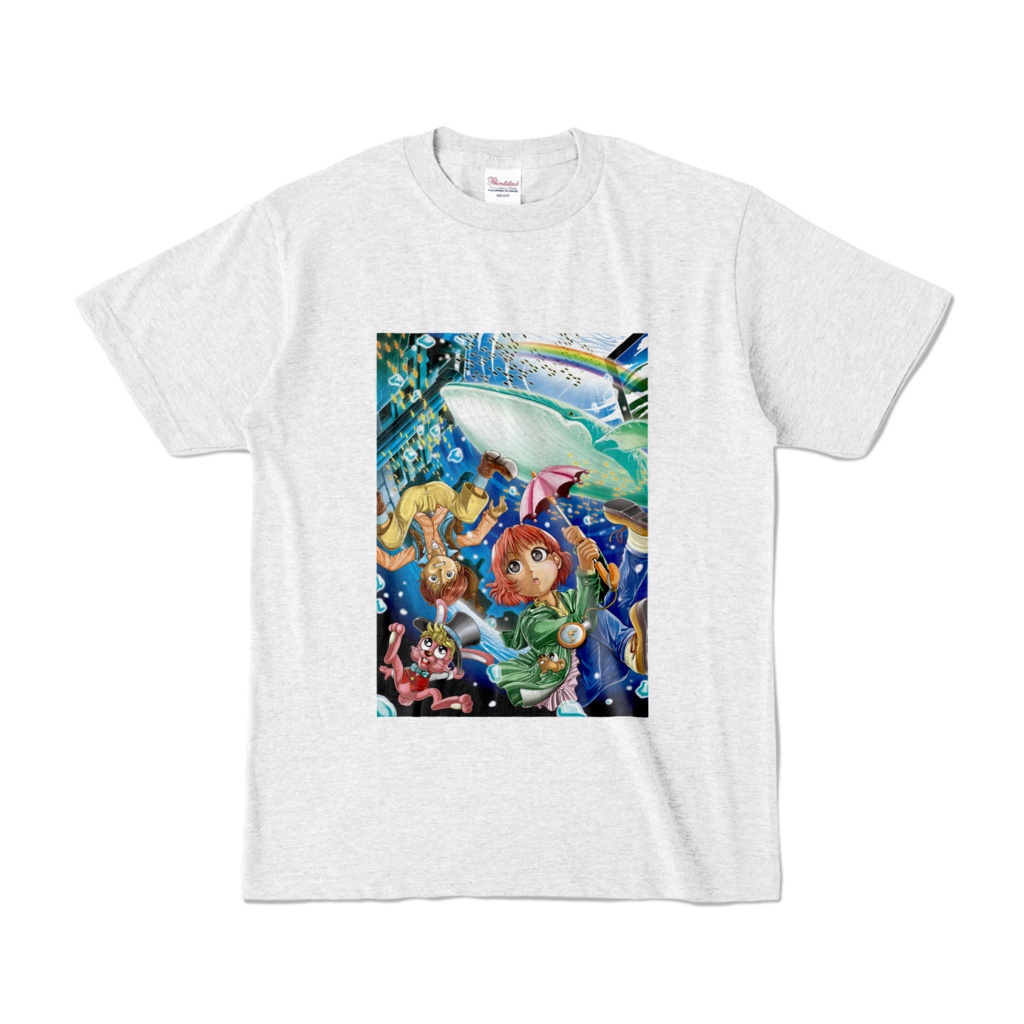 雨降り神殿Tシャツ WHITE