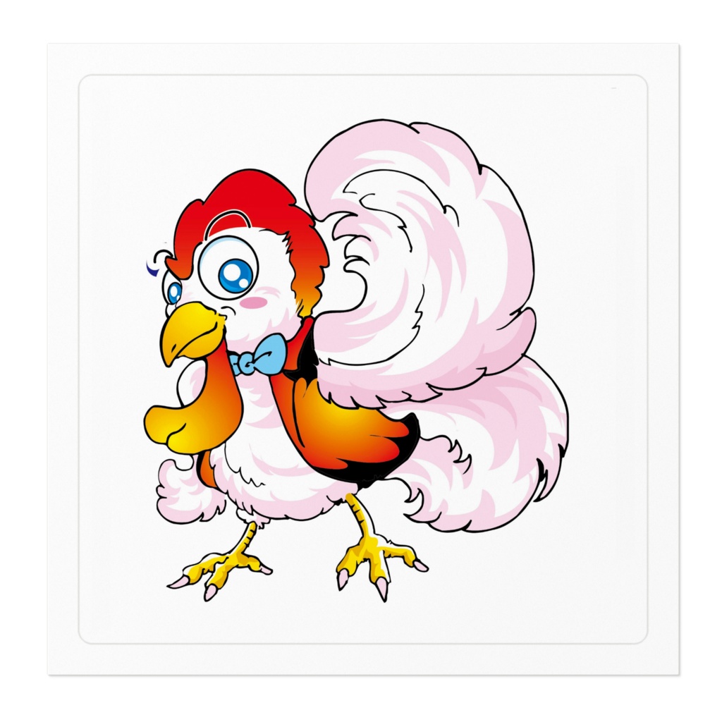 ニワトリステッカー