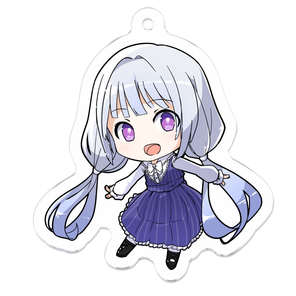 白露りお　ミニキャラアクリルキーホルダーA