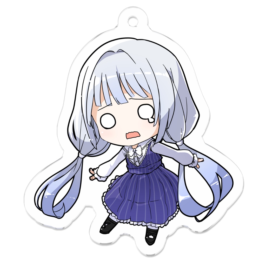 白露りお　ミニキャラアクリルキーホルダー C