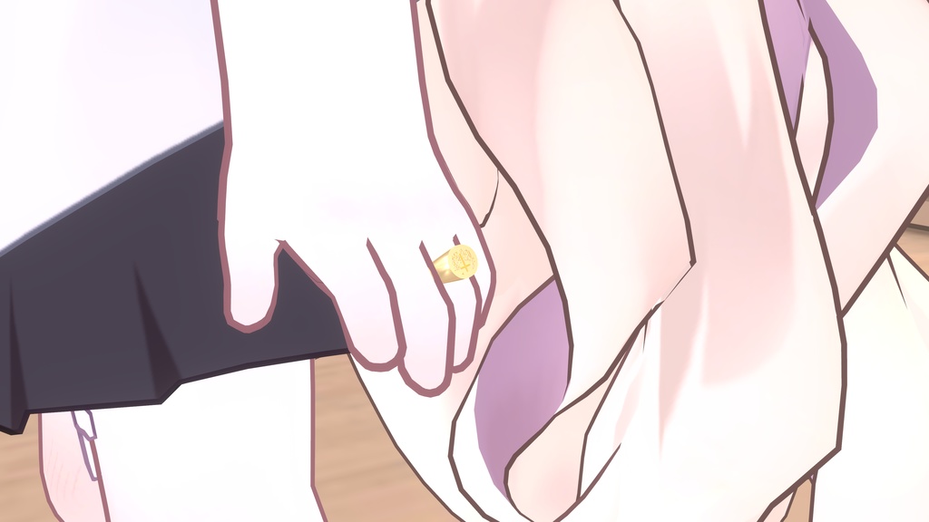 【Free/3D】 Signet Ring/印章リング/인장반지