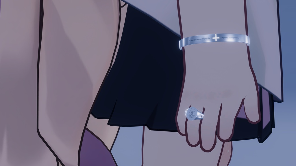 【Free/3D】 Signet Ring/印章リング/인장반지