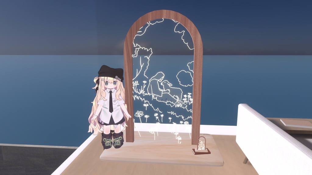 【Free/3D】 Mood Light-Arch/ 무드등/ ムードライト