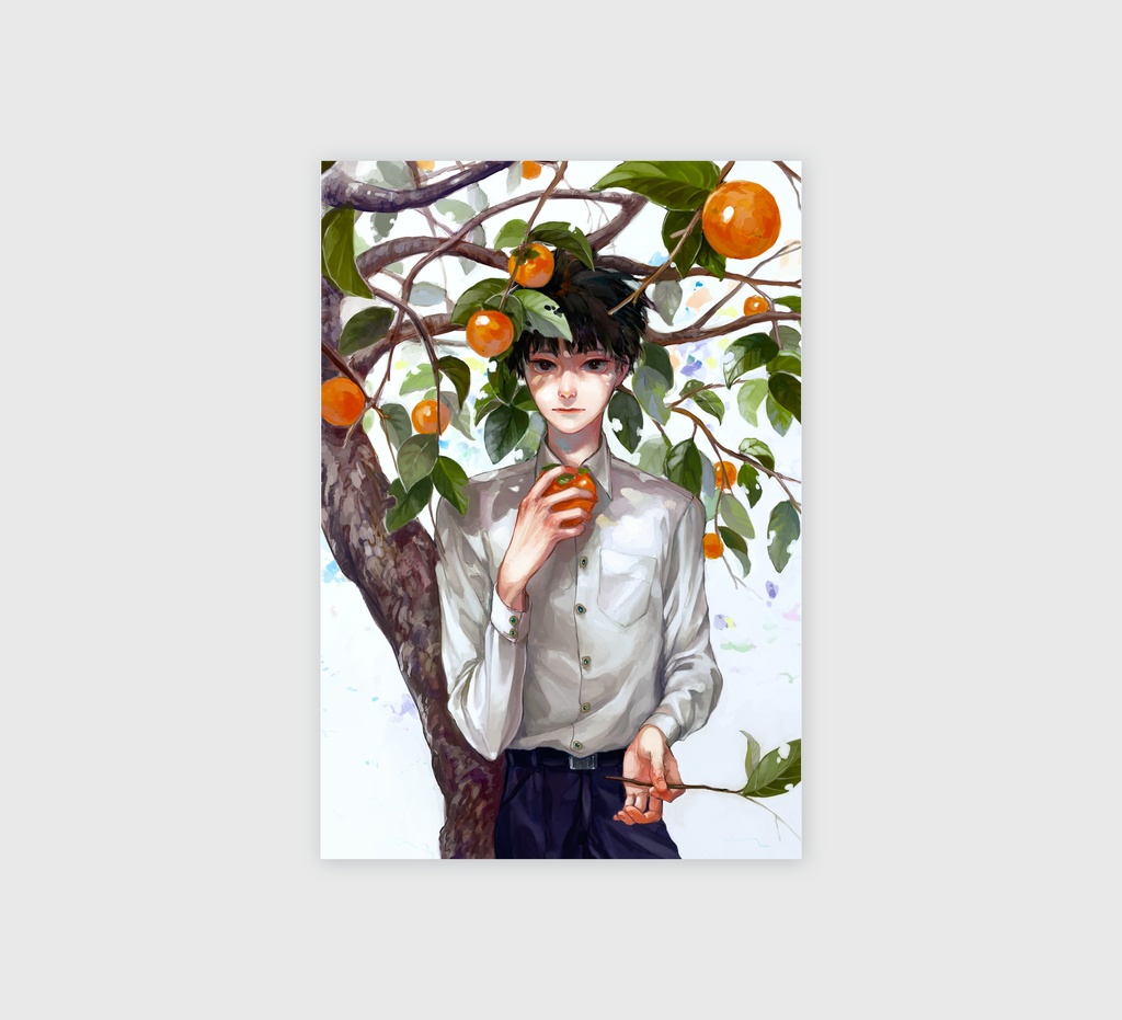 ポストカード　【 赤き実 】