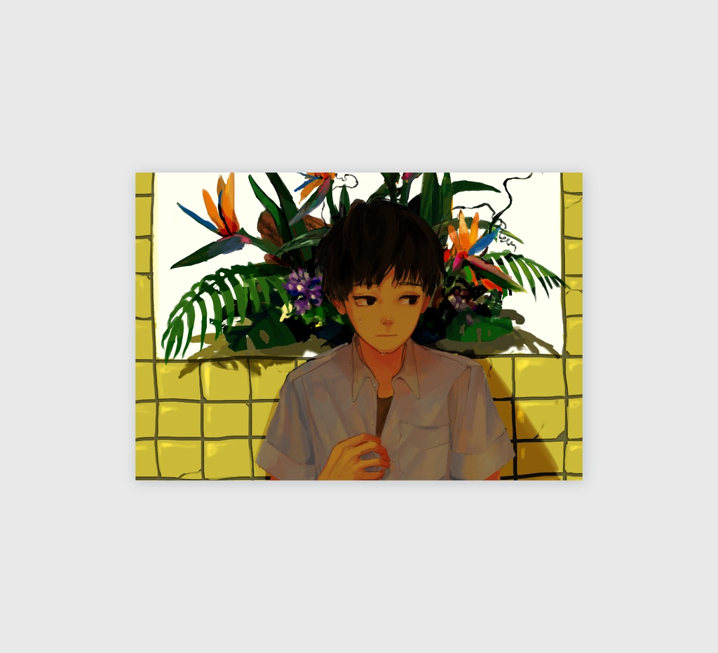 ポストカード【暑く黄色い夢】