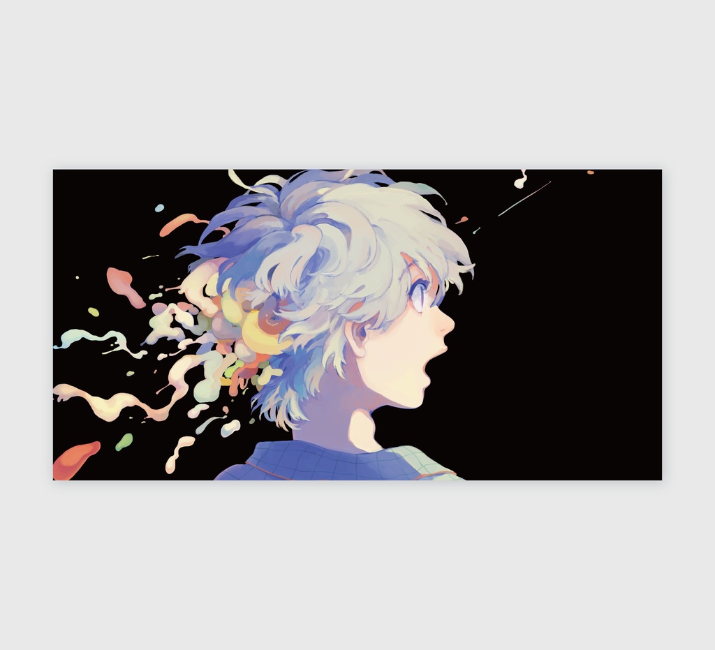 イラストカード　【ほどける】