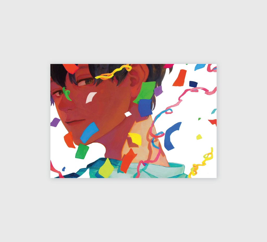 イラストカード　【 上昇気流 】