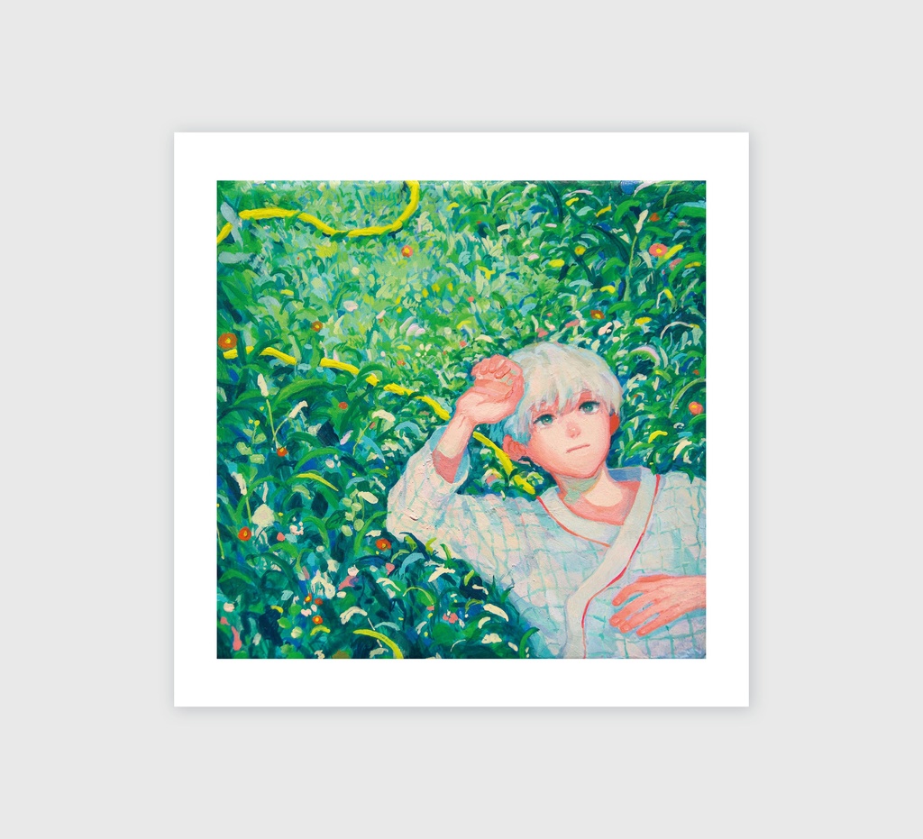 変型イラストカード【 白昼夢 】