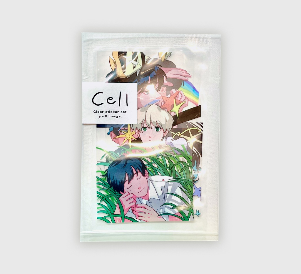 【Cell】クリアステッカー6点セット