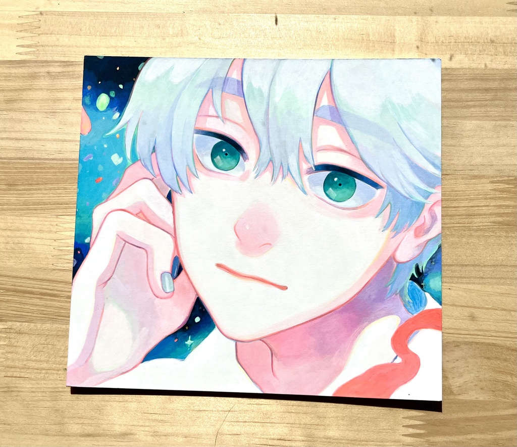 【 Heal ー回復 】 (原画/オリジナル/創作/アクリルガッシュ)