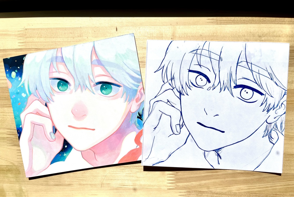 【 Heal ー回復 】 (原画/オリジナル/創作/アクリルガッシュ)