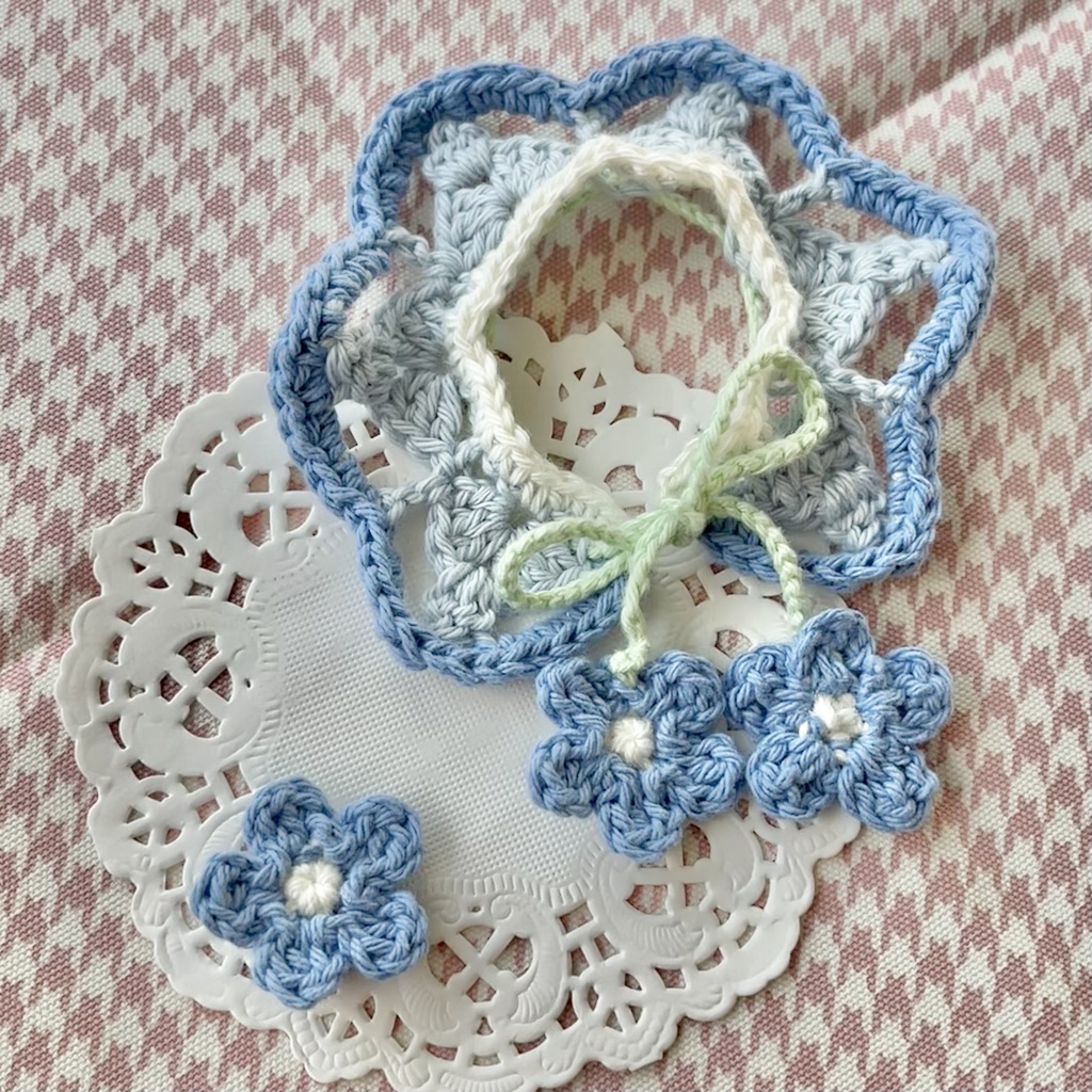 ふんわり✿春色つけ襟