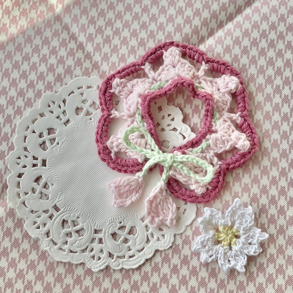 ふんわり✿春色つけ襟